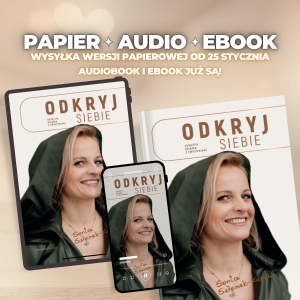Książka "Odkryj siebie" - zestaw książka papierowa + ebook + audiobook